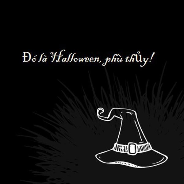 Đó là Halloween black whimsical-line