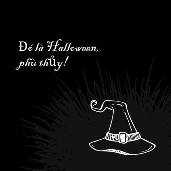Đó là Halloween black whimsical-line