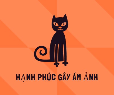 Hạnh phúc gây ám ảnh orange whimsical-color-block