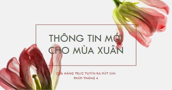 Thông tin mới cho mùa xuân green modern-simple