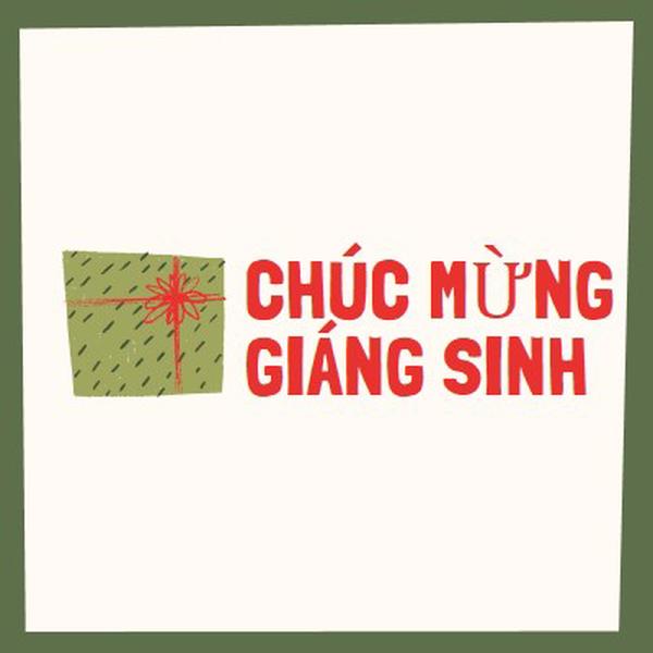 Quà giáng sinh vui vẻ white whimsical-color-block