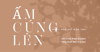 Ấm cúng lên brown modern-simple