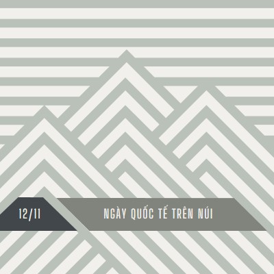 Ngày Quốc tế về Núi gray modern-geometric-&-linear