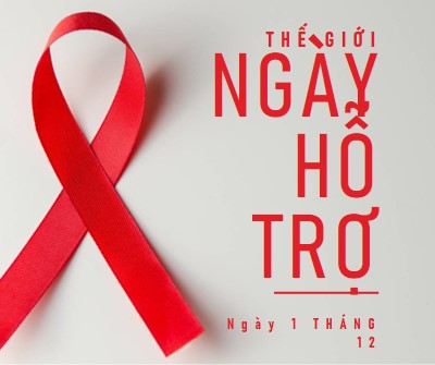 Nhận thức về AIDS gray modern-simple