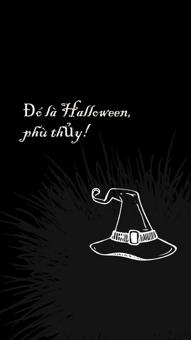 Đó là Halloween black whimsical-line