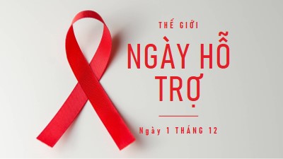 Nhận thức về AIDS gray modern-simple