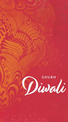 Diwali hạnh phúc nhất red modern-bold