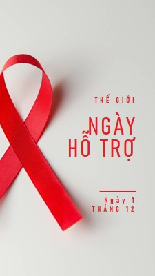 Nhận thức về AIDS gray modern-simple