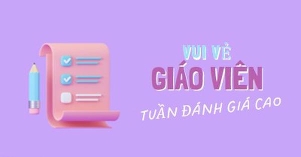 Tuần lễ Đánh giá cao giáo viên purple whimsical-color-block