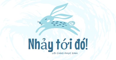 Hãy nhảy đến đó blue whimsical-color-block