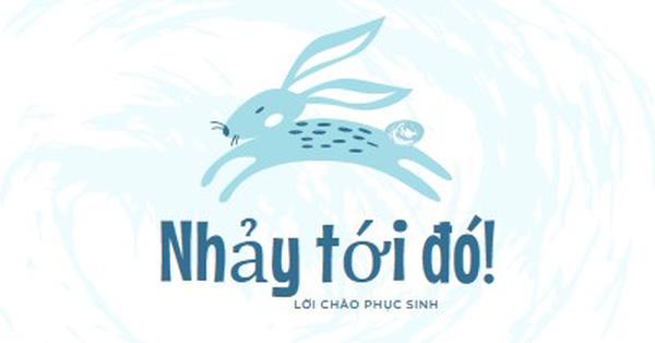 Hãy nhảy đến đó blue whimsical-color-block