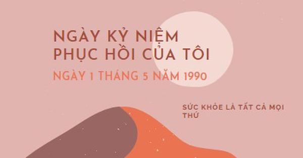 Kỷ niệm ngày phục hồi của tôi pink organic-boho