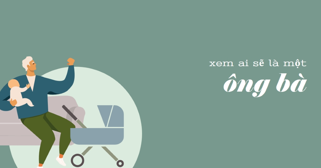 Xe đẩy điện green modern-color-block