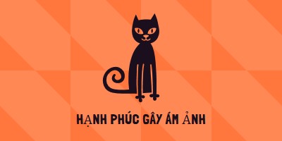 Hạnh phúc gây ám ảnh orange whimsical-color-block