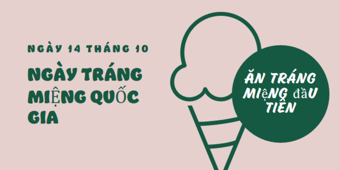 Ngày tráng miệng quốc gia pink vintage-retro