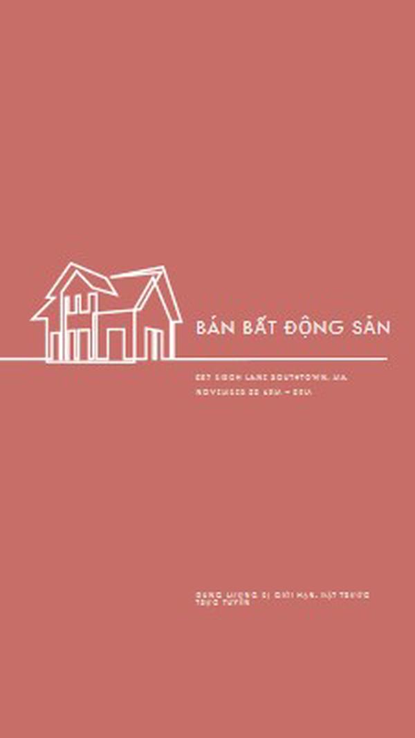 Bất động sản đơn giản pink modern-simple