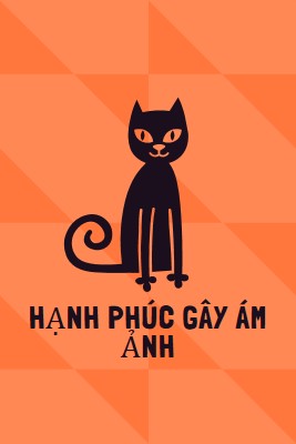 Hạnh phúc gây ám ảnh orange whimsical-color-block