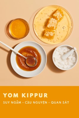 Một Yom Kippur ngọt ngào yellow modern-simple