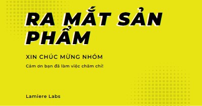 Xin chúc mừng nhóm yellow modern-simple