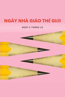 Giáo viên nổi bật pink modern-bold