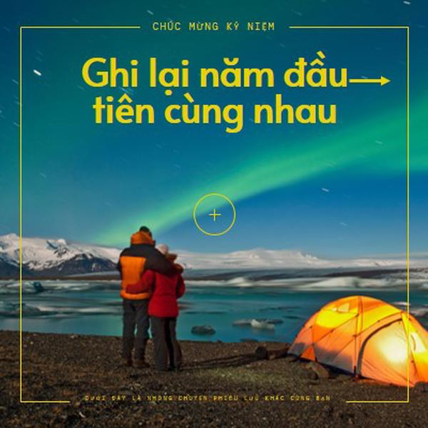 Ghi lại năm đầu tiên cùng nhau blue bold,graphic,camera