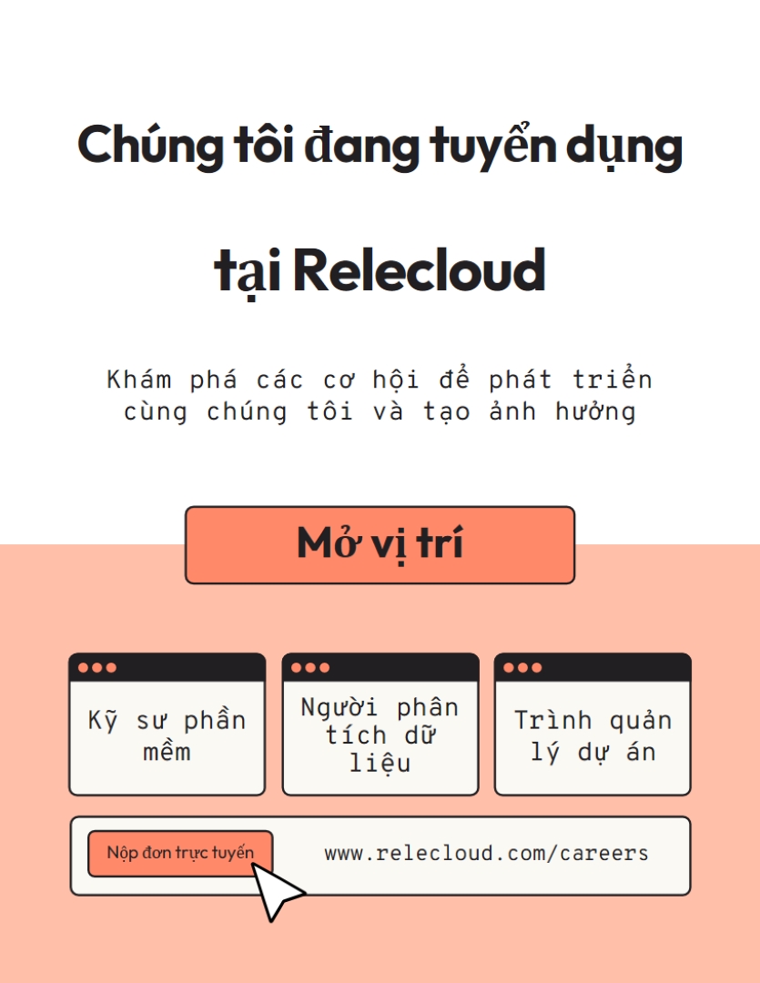 Tờ bướm tuyển dụng hiện đại đơn giản pink modern,simple,outlined,digital
