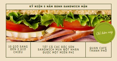 Bánh sandwich phổ biến nhất của chúng tôi là 5 yellow simple,line,clean