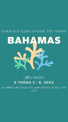 Hãy là một phần của đám cưới của chúng tôi green modern,typographic,