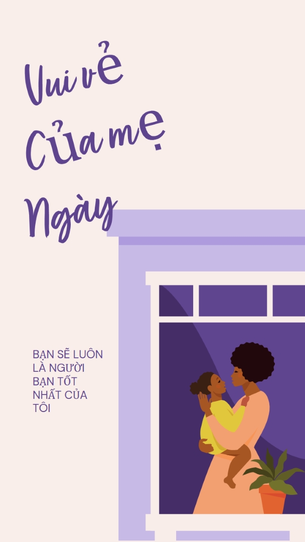 Mẹ tôi, bạn thân nhất của tôi gray modern,clean,illustrative,cursive,graphical,offset