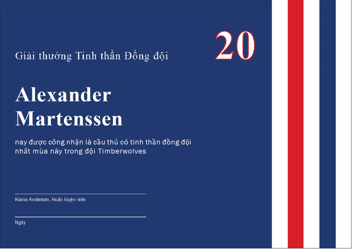 Giải tinh thần đồng đội modern-color-block