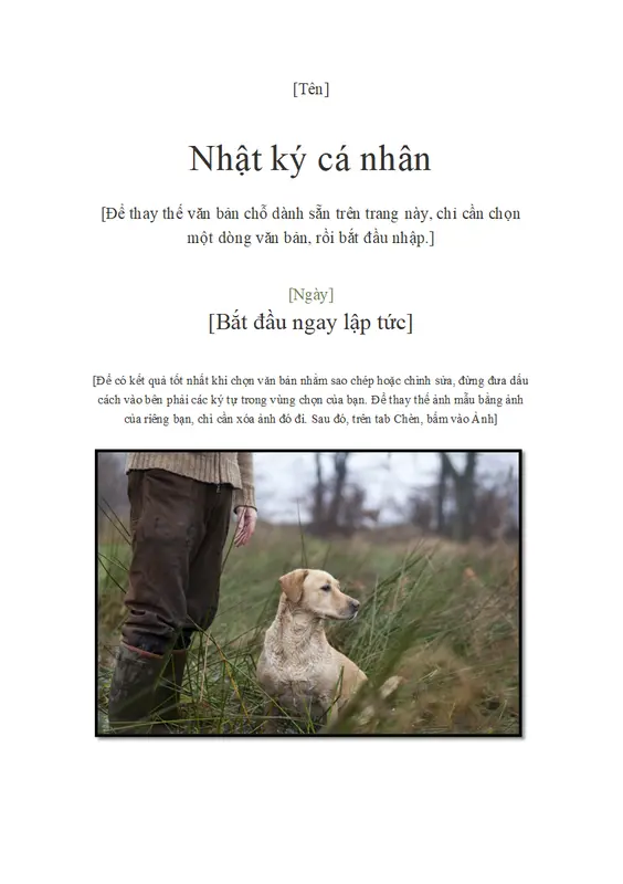 Nhật ký cá nhân