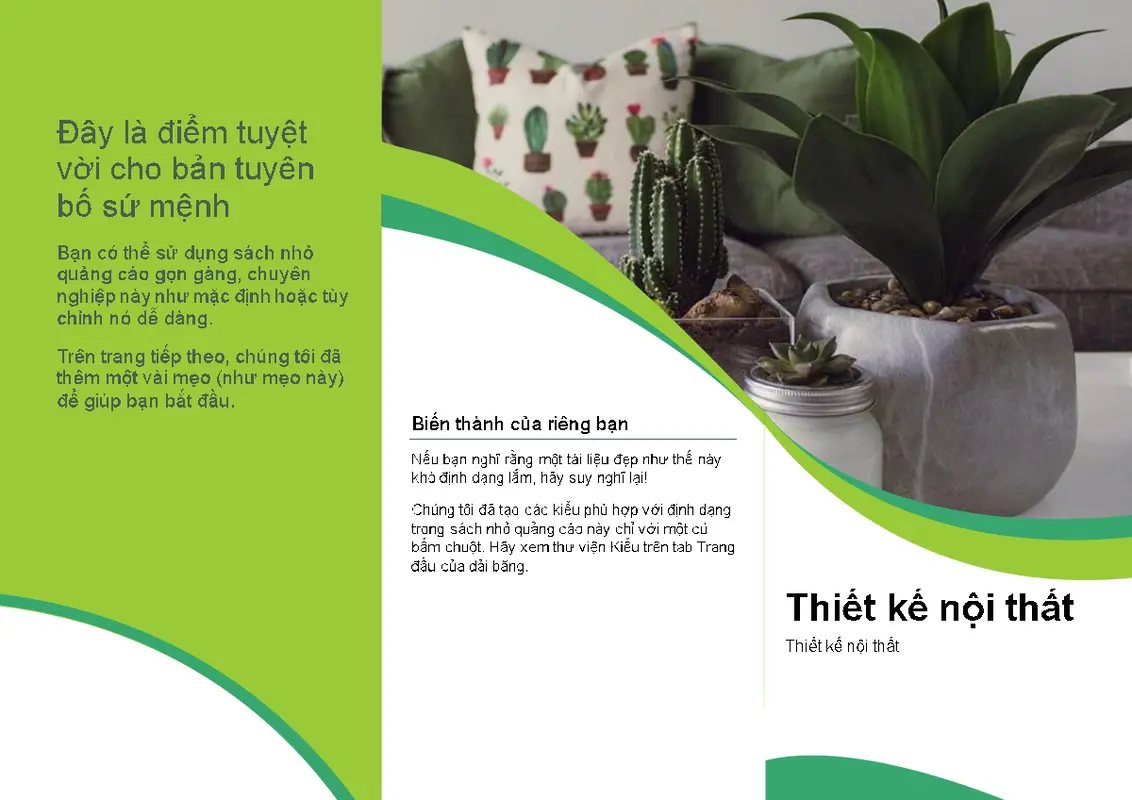 Sách nhỏ quảng cáo thiết kế nội thất modern-color-block