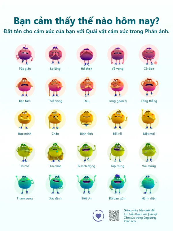 Dẫn hướng cảm xúc với Quái vật cảm xúc whimsical-color-block
