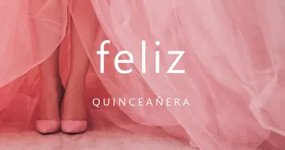 Quinceanera 颜色 pink modern-simple