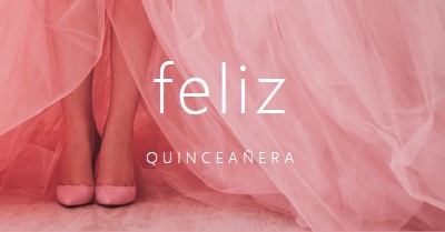 Quinceanera 颜色 pink modern-simple