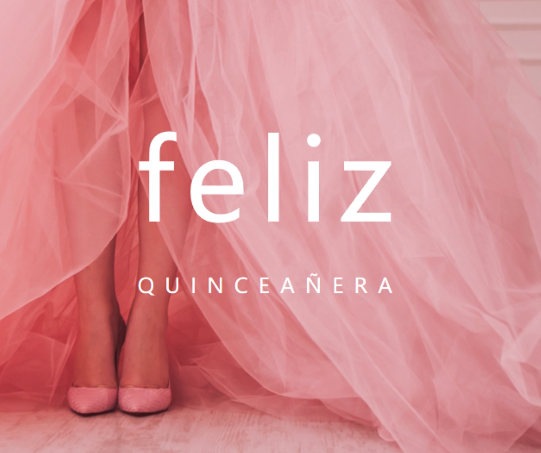 Quinceanera 颜色 pink modern-simple