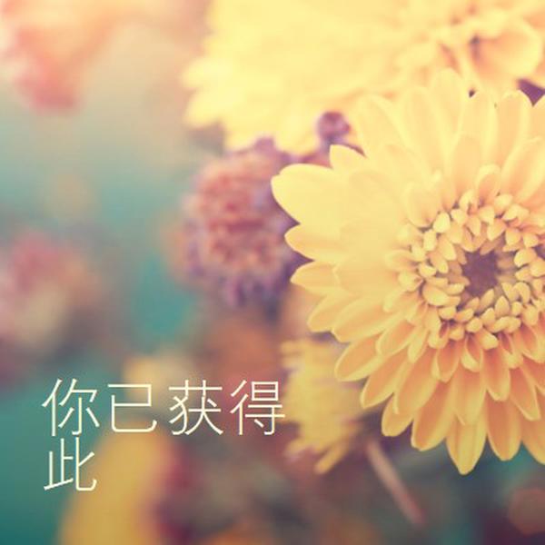 繁荣的花瓣 yellow modern-simple