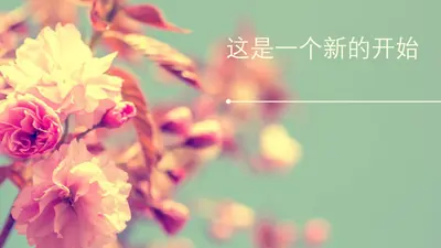 真棒的花朵 green modern-simple