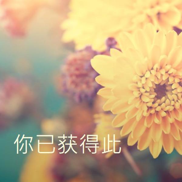 繁荣的花瓣 yellow modern-simple