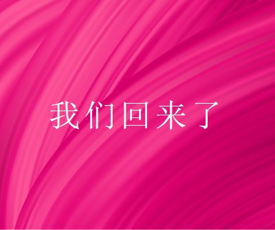 后台故事 pink modern-bold