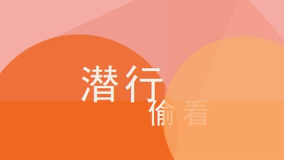 顶级预览版 orange modern-color-block