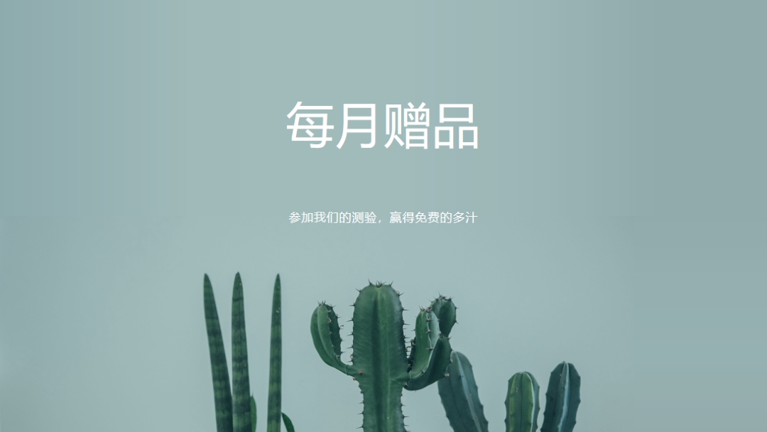 每月赠品测验 green modern-simple