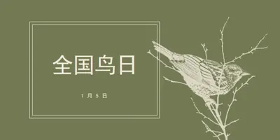 羽毛的朋友 green vintage-botanical