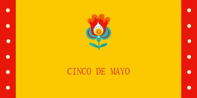 Cinco de Mayo yellow modern-color-block