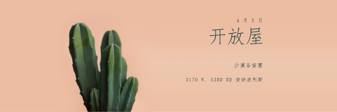 4 月 3 日开放 pink modern-simple