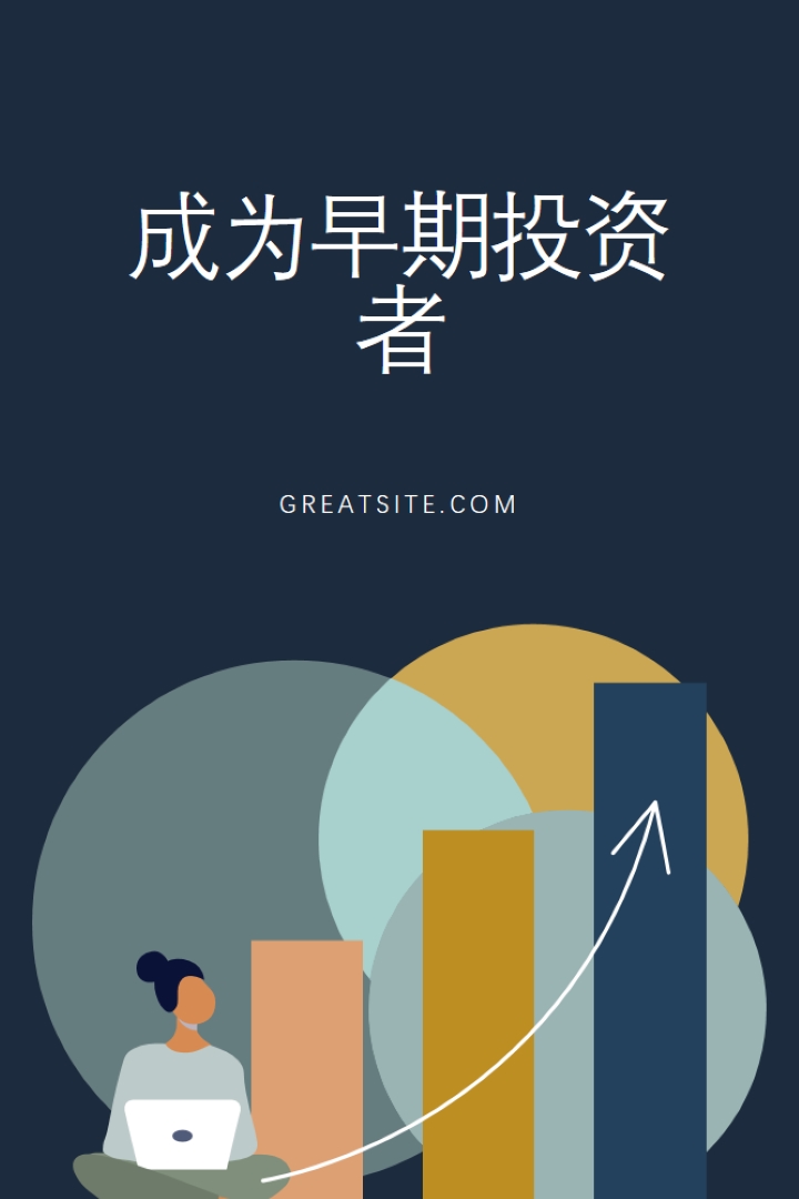 图表顶部 blue modern-simple