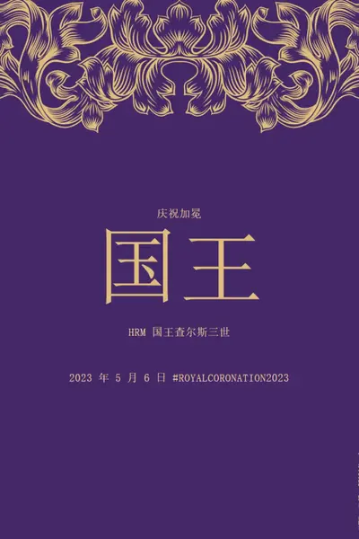 适合国王的加冕仪式 purple modern-simple