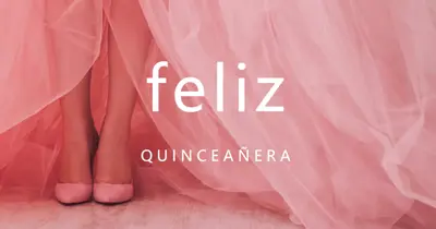 Quinceanera 色彩 pink modern-simple