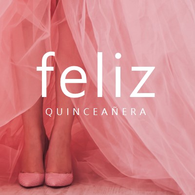 Quinceanera 色彩 pink modern-simple