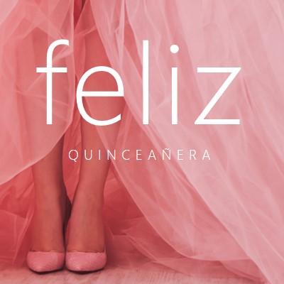 Quinceanera 色彩 pink modern-simple